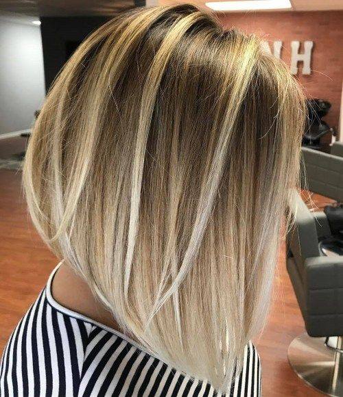 Blonde Bob with Highlights