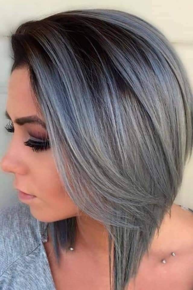 Silver A-Line Bob