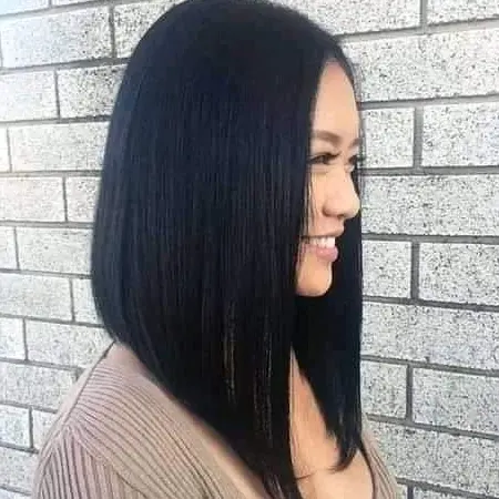 Sleek Black Bob Hairstyle