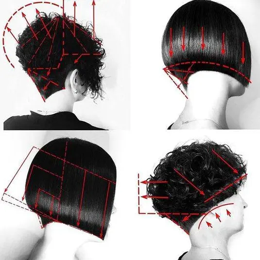 Precision Cut Bob Hairstyle