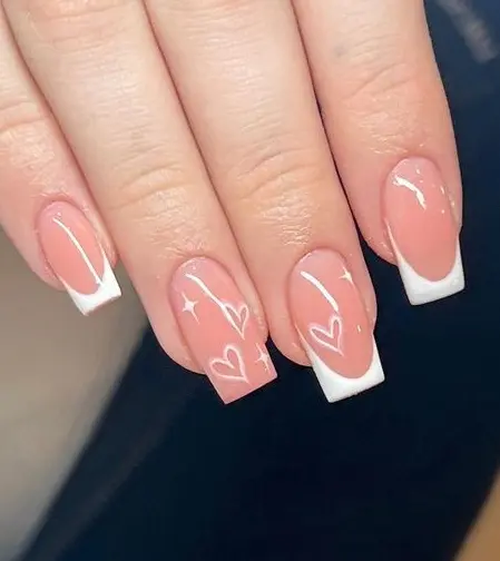 Heartfelt French Tips