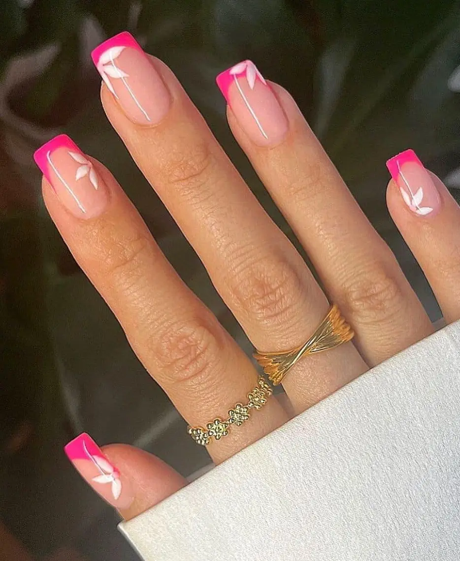 Neon Pink French