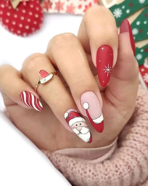 Santa Claus Nails