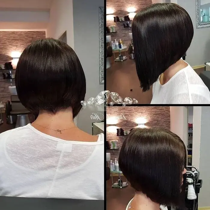 Graduated Bob with Subtle Highlights Hairstyle