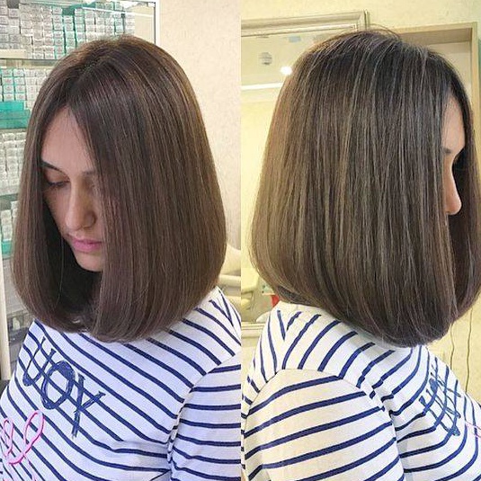 Classic Straight Bob Hairstyle