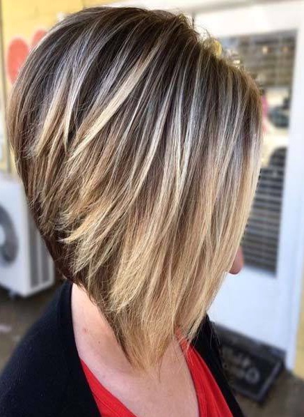 Layered Blonde Bob Hairstyle