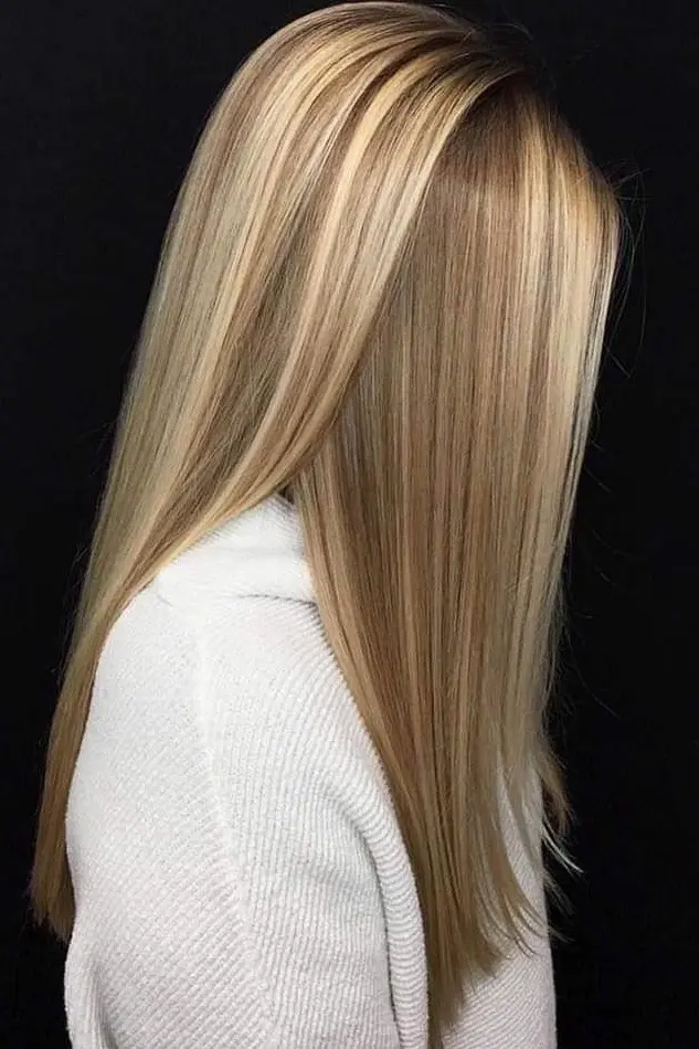 Natural Blonde Highlights Hairstyle