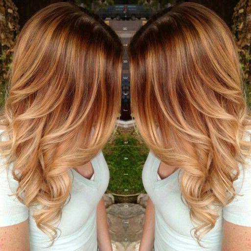 Golden Blonde Layers Hairstyle