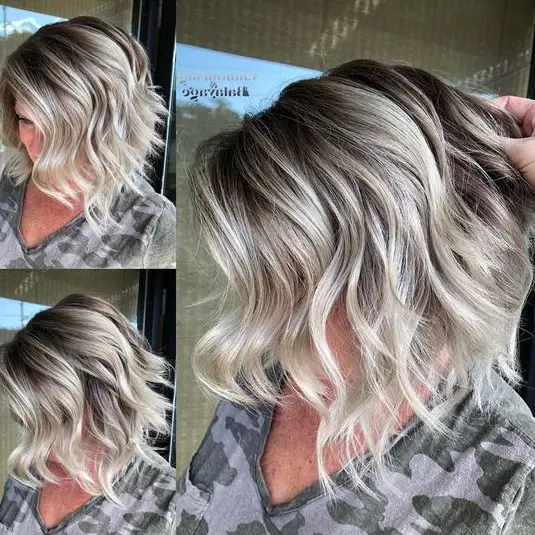 Layered Bob with Highlights Hairstyle